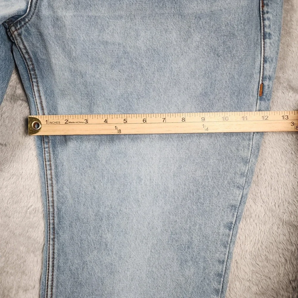 True Religion Jeans Mens 38x32 Ricky‎ Relaxed Straight Light Wash Blue Denim